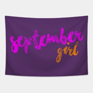 September Girl Tapestry