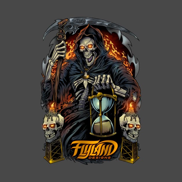 Grim Reaper with Hourglass by FlylandDesigns