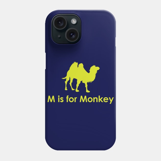M is for Monkey Phone Case by welikestuff