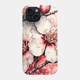 Botanical Ink Sakura Phone Case