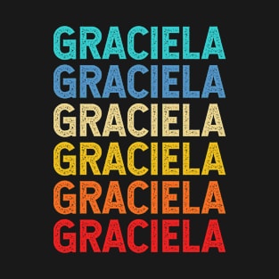 Graciela Name Vintage Retro Custom Gift Named Graciela T-Shirt