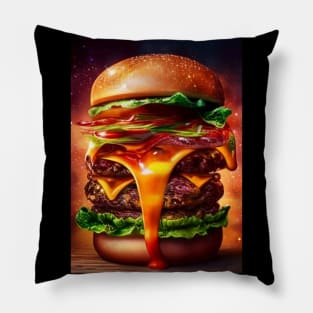 Bacon Cheeseburger Pillow