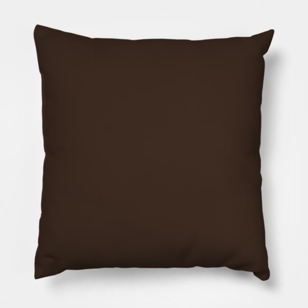 Dusky Brown Color skin tone Pillow by Think Beyond Color