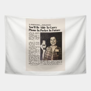 1963 Phone In Your Pocket - HD Reproduction Tapestry