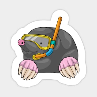 Mole Diver Snorkel Magnet