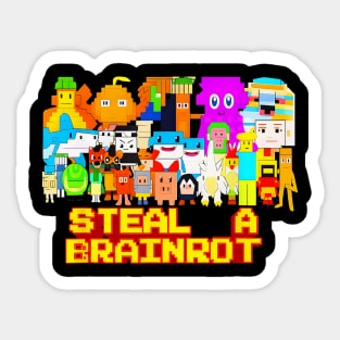 Meowl Steal A Brainrot Stickers for Sale | TeePublic
