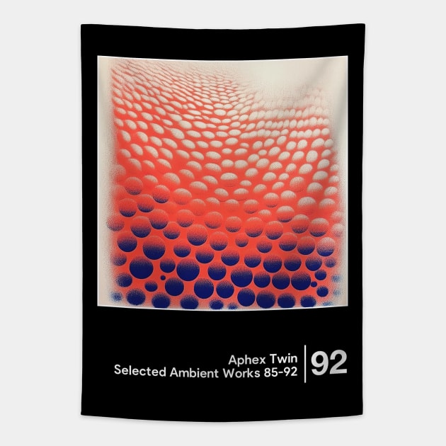 Selected Ambient Works / Minimal Style Graphic Artwork Tapestry by saudade