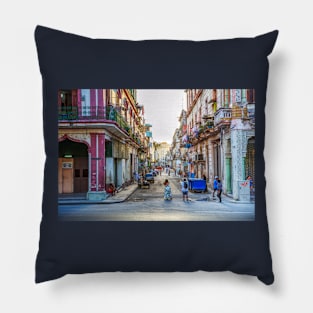 Paseo De Marti, Havana, Cuba Pillow