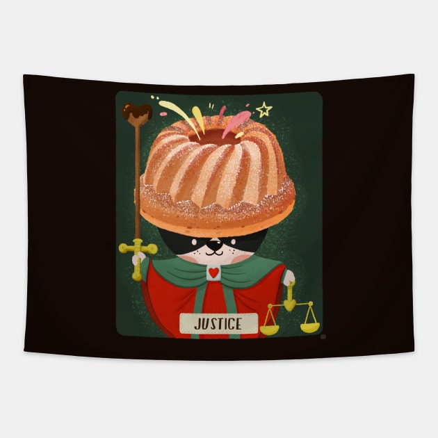 Justice tarot tapestry best sale