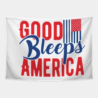 Patriotic Shirts for Men & Women American Flag Shirt Good Bleeps america Graphic Tee USA Star Stripes Tapestry