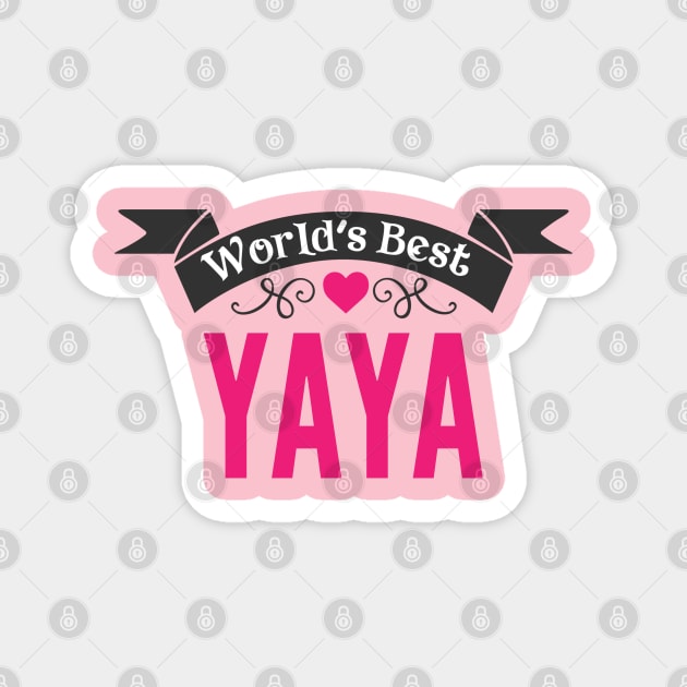 World's Best Yaya Magnet by Hello Sunshine