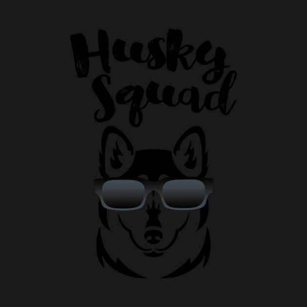 Discover Husky Squad Cool Siberian Husky Dog - Husky Dog - T-Shirt