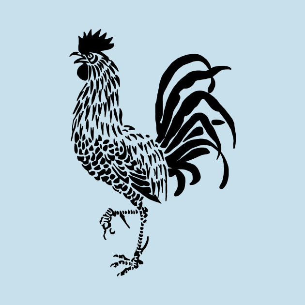 Disover Rooster - Chicken - T-Shirt