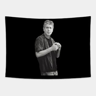 Anthony Bourdain Smoking Tapestry