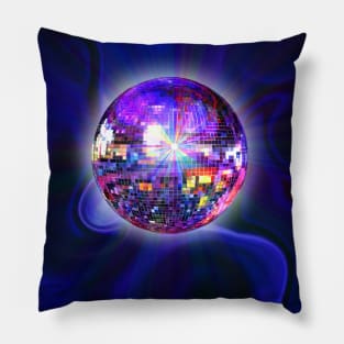 Disco Sparkling Planet of the Universe Pillow