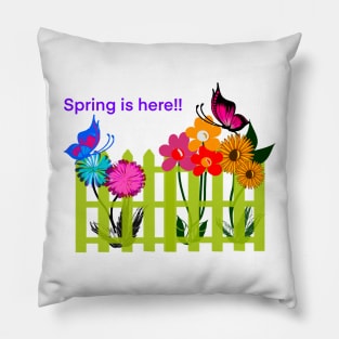 Spring is Here Pillow