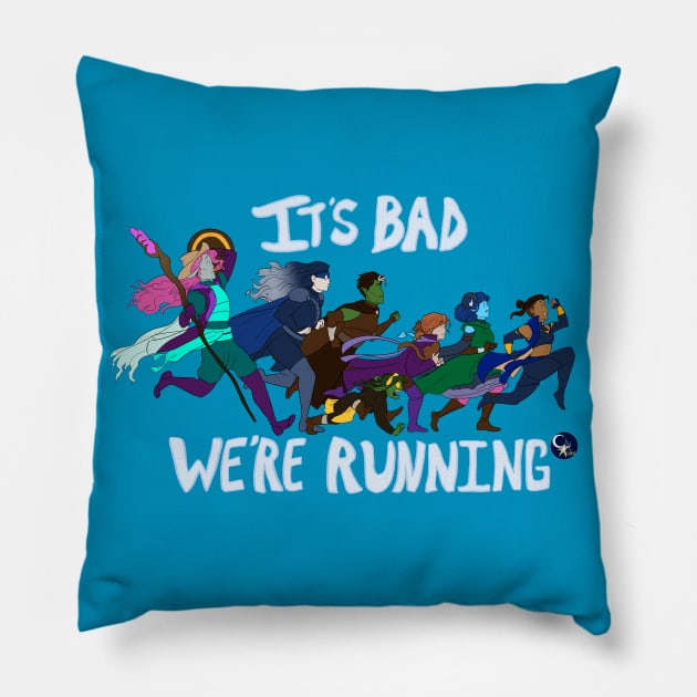 It's Bad, We're Running Pillow by Chyanime