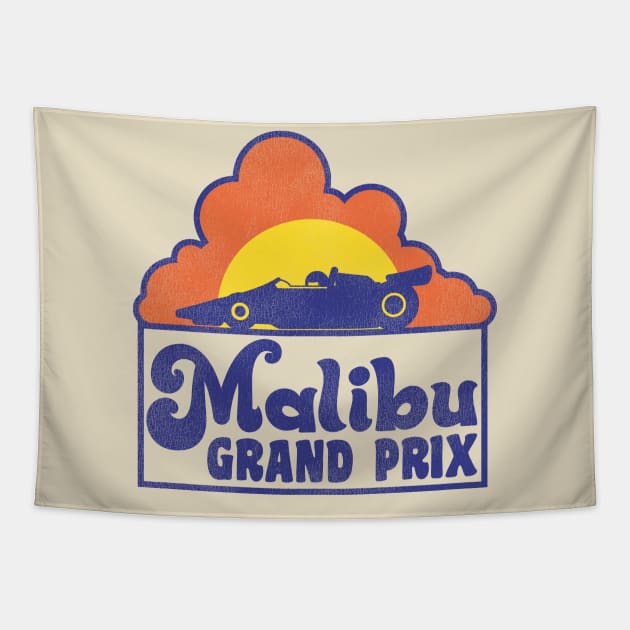 Malibu Grand Prix Tapestry by darklordpug