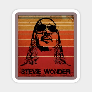 Stevie Wonder//Retro Vintage Magnet