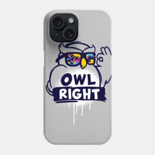 Owl right Phone Case