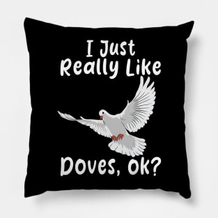 Serenade in Style Heavenly Doves Shirt Pillow