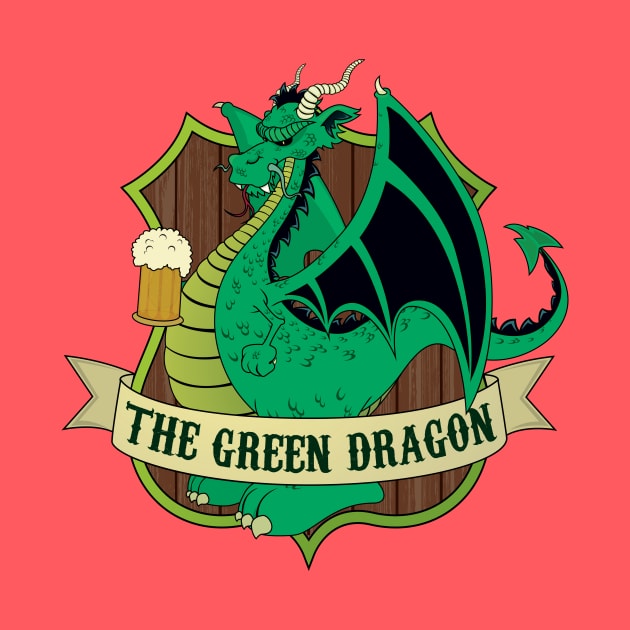 The Green Dragon Pub by mangulica