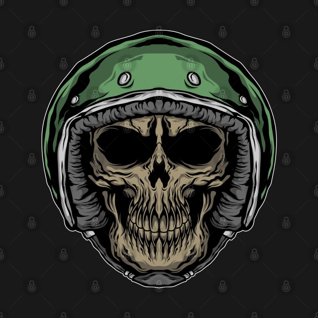 BIKER SKULL by sugiartoss_