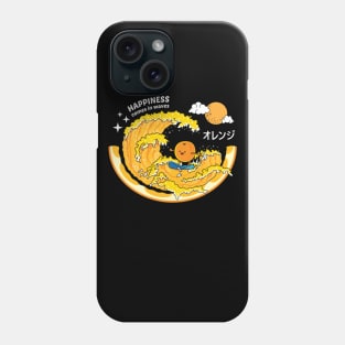 Orange Wave Phone Case