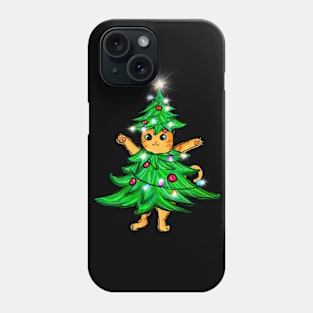 Funny Christmas Cat Phone Case