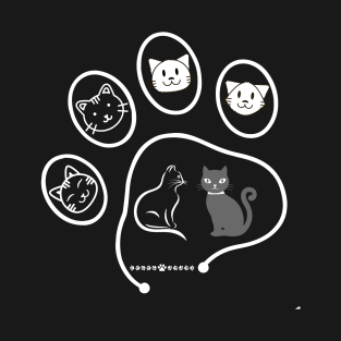 Cat footprint T-Shirt