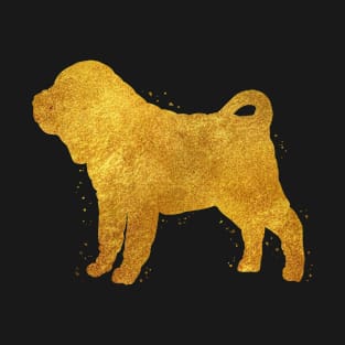 Shar Pei golden art T-Shirt