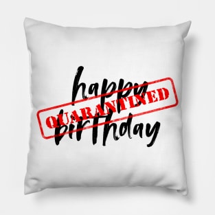 Quarantine Birthday Pillow