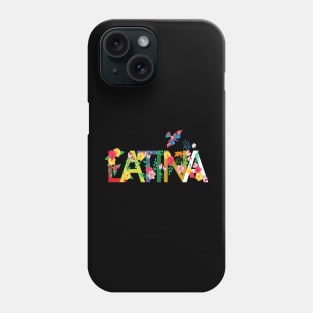 Proud Latina For Women Funny Hispanic Heritage Month Flag Phone Case