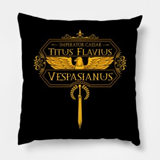 Roman Emperor - Vespasian Pillow