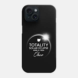 Ohıo Total Solar Eclipse 2024 Phone Case