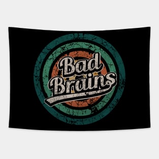 Bad Brains // Retro Circle Crack Vintage Tapestry