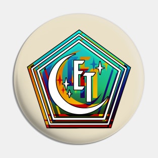 Dipped and Tripped Logo Pin