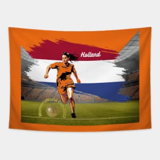 Holland T-Shirt, Unisex T-Shirt, Women’s World Cup, soccer t-shirts, football t-shirts, women’s football, Holland national football team Tapestry