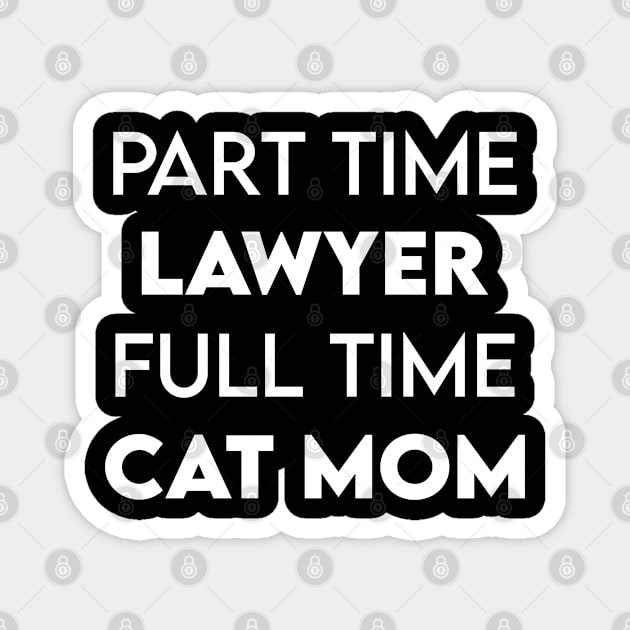 lawyer cat Magnet by Elhisodesigns