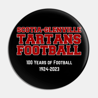 100 Years of Tartan Football Pin