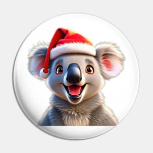 Koala Claus: Spreading Christmas Cheer Down Under! Pin