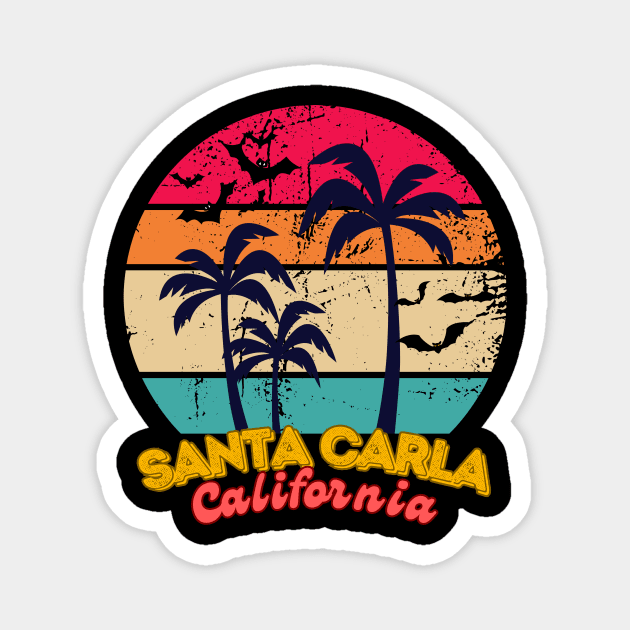 Santa Carla California Magnet by Eighties Flick Flashback