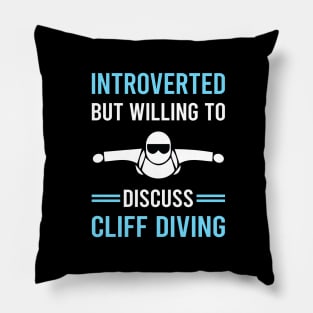 Introverted Cliff Diving Pillow