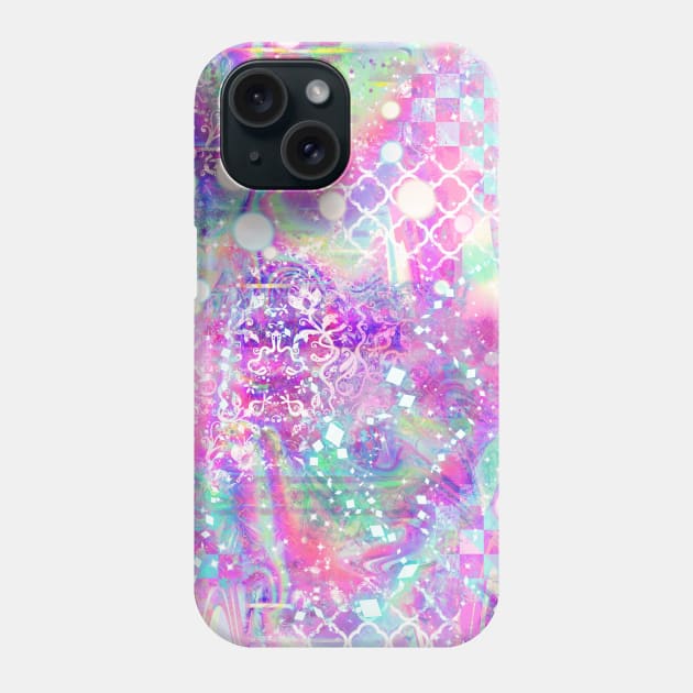 Pink Sparkly Holographic Phone Case by saradaboru