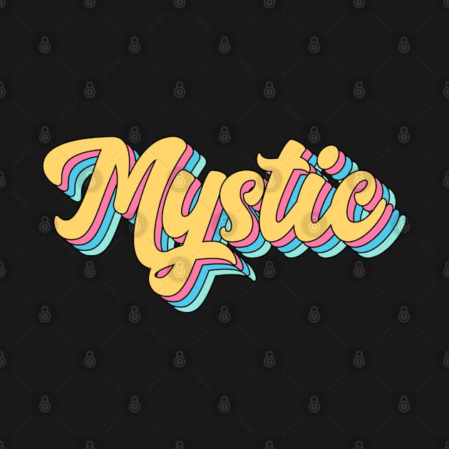 Mystic Retro Yellow Script by modeoftravel