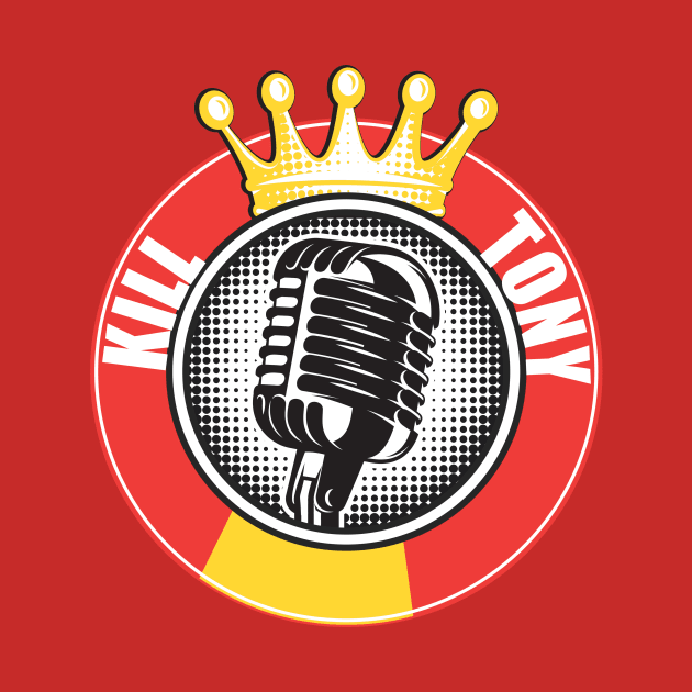 Kill Tony Fan Merch Rounded Microphone Logo by Ina