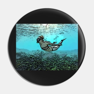 Snorkeling Pin