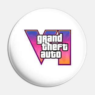 GTA 6 Grand Theft Auto Pin