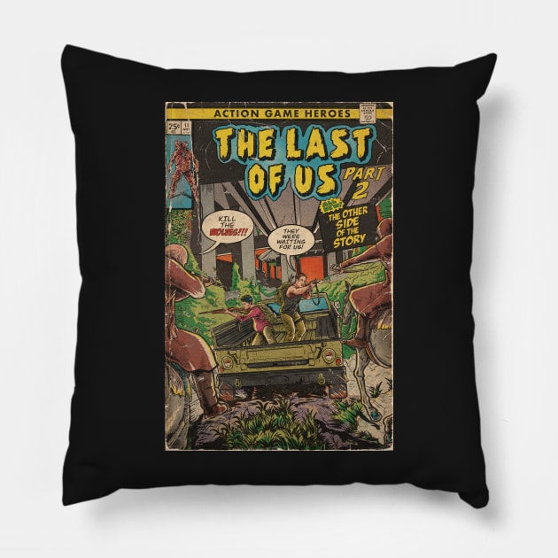 The Last of Us 2 - Ambush fan art comic cover Pillow by MarkScicluna