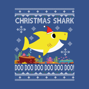 Baby Shark Christmas Knit T-Shirt